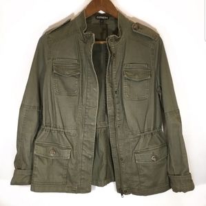 EXPRESS Army Green utility jacket